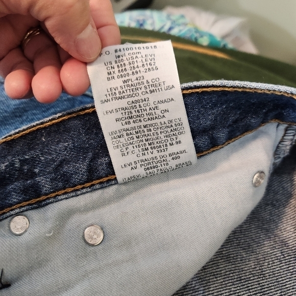 Levi's 505 Jeans Mens, sz 42 - Picture 6 of 7